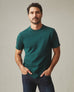 Men's Premium Slub Crew Tee - Monstera Green